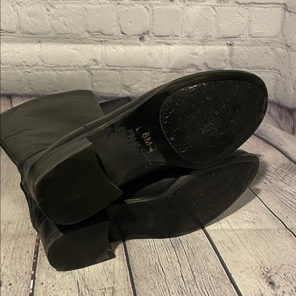 Franco Sarto Black leather Boots Sz 6